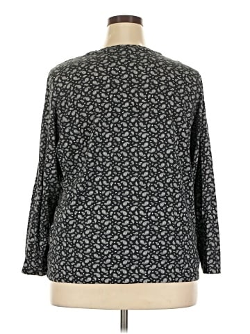 Lands' End 3/4 Sleeve T-Shirt (view 2)