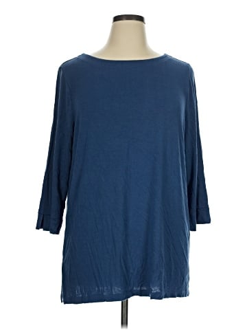 Chico's 3/4 Sleeve T-Shirt (view 1)