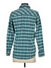 J.Crew 100% Cotton Plaid Green Long Sleeve Button-Down Shirt Size 2 - photo 2