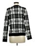 Talbots Plaid Black Cardigan Size M - photo 2