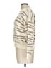 Lush Stripes Animal Print Ivory Pullover Sweater Size L - photo 5