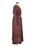 Lush Solid Burgundy Casual Dress Size XL - photo 4