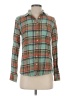 J.Crew 100% Cotton Plaid Green Long Sleeve Button-Down Shirt Size 0 - photo 1