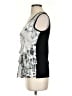 A. Byer Silver Sleeveless Blouse Size S - photo 5