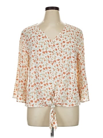 VIISHOW 3/4 Sleeve Blouse (view 1)