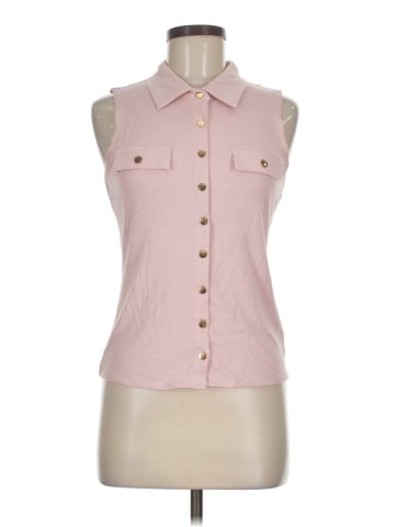 Guess Sleeveless Button-Down Shirt (view 1)