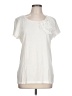 Talbots 100% Cotton Ivory Short Sleeve Top Size L - photo 1