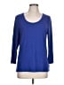 Talbots Blue 3/4 Sleeve T-Shirt Size L - photo 1