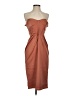 Maniju Solid Brown Cocktail Dress Size M - photo 1