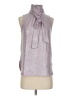Clara Sun Woo Silver Sleeveless Blouse Size XS - photo 1