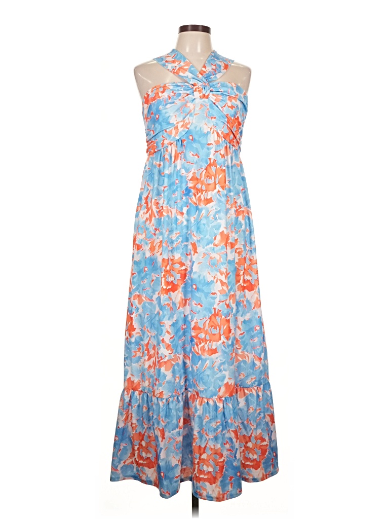 Pre-owned Grace Karin Casual Dress In Blue
