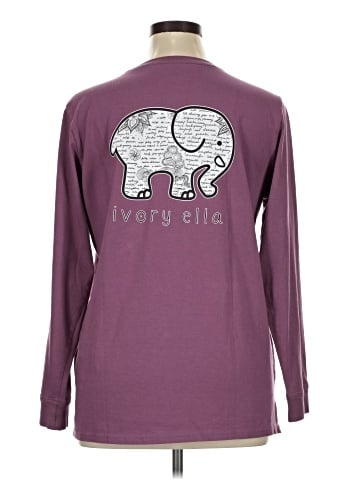 Ivory Ella Long Sleeve T-Shirt (view 2)