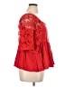 White Birch Red Short Sleeve Top Size 1X - photo 4