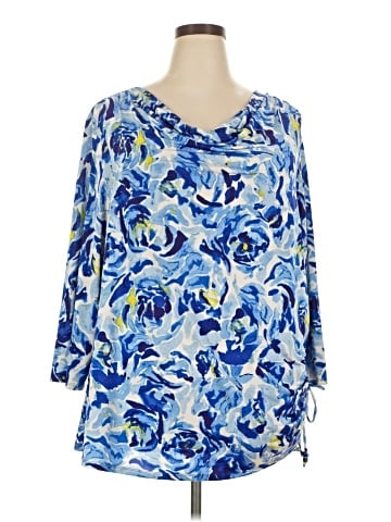 Dana Buchman 3/4 Sleeve Blouse (view 1)