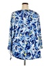 Dana Buchman Blue 3/4 Sleeve Blouse Size 3X - photo 2