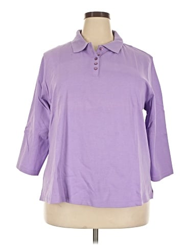 Appleseeds 3/4 Sleeve Button-Down Shirt (view 1)