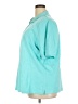 Appleseeds 100% Cotton Teal Short Sleeve Blouse Size 3X - photo 5