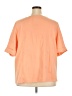 Appleseeds 100% Cotton Orange Short Sleeve Top Size 3X - photo 2