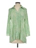 Sunny Leigh 100% Polyester Green 3/4 Sleeve Blouse Size S - photo 1