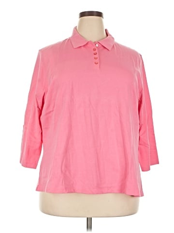 Appleseeds 3/4 Sleeve Button-Down Shirt (view 1)