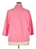 Appleseeds 100% Cotton Pink 3/4 Sleeve Button-Down Shirt Size 3X - photo 2