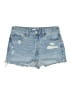 Old Navy 100% Cotton Blue Denim Shorts Size 8 - photo 1