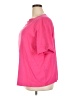 Appleseeds 100% Cotton Pink Short Sleeve Blouse Size 3X - photo 5