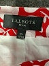 Talbots 100% Cotton Print Red Casual Skirt Size 12 Petite - photo 4