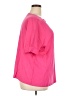 Appleseeds 100% Cotton Pink Short Sleeve Blouse Size 3X - photo 4