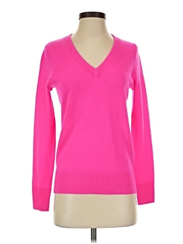 Aqua Cashmere Pullover Sweater (view 1)