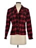 First Option 100% Acrylic Plaid Red Jacket Size S - photo 1