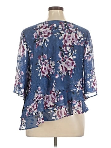Alex Evenings 3/4 Sleeve Blouse (view 2)
