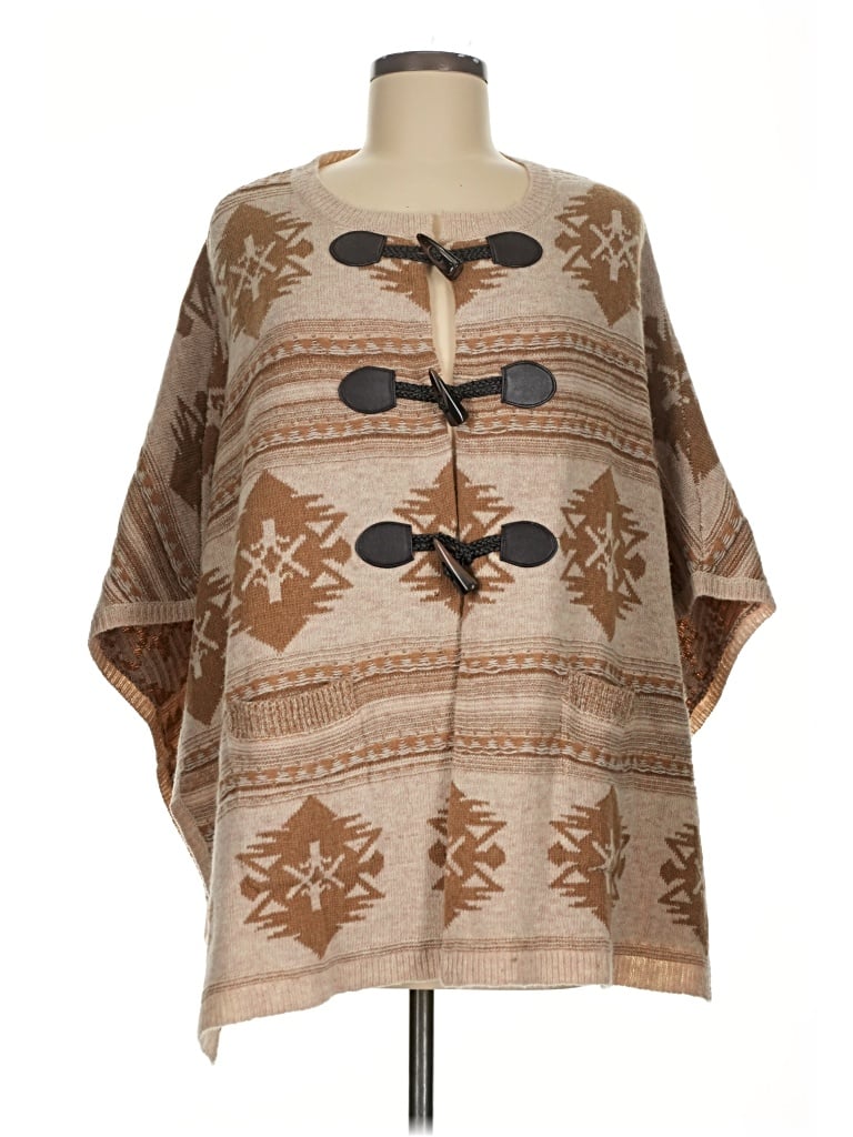 Pre-owned Kerisma Poncho In Tan