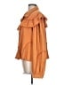 Pol 100% Cotton Orange Long Sleeve Blouse Size L - photo 5