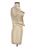 Forever 21 100% Polyester Tan Sleeveless Blouse Size S - photo 4
