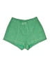 Central Park West 100% Polyester Chevron-herringbone Green Shorts Size XS - photo 1