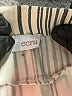 Ecru Stripes Silver Silk Pants Size M - photo 7