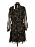 Drew 100% Polyester Paisley Black Casual Dress Size M - photo 2