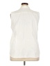 Eddie Bauer Ivory Sleeveless Button-Down Shirt Size XXL - photo 2