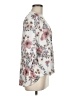 West Kei 100% Polyester Floral Ivory 3/4 Sleeve Blouse Size M - photo 4
