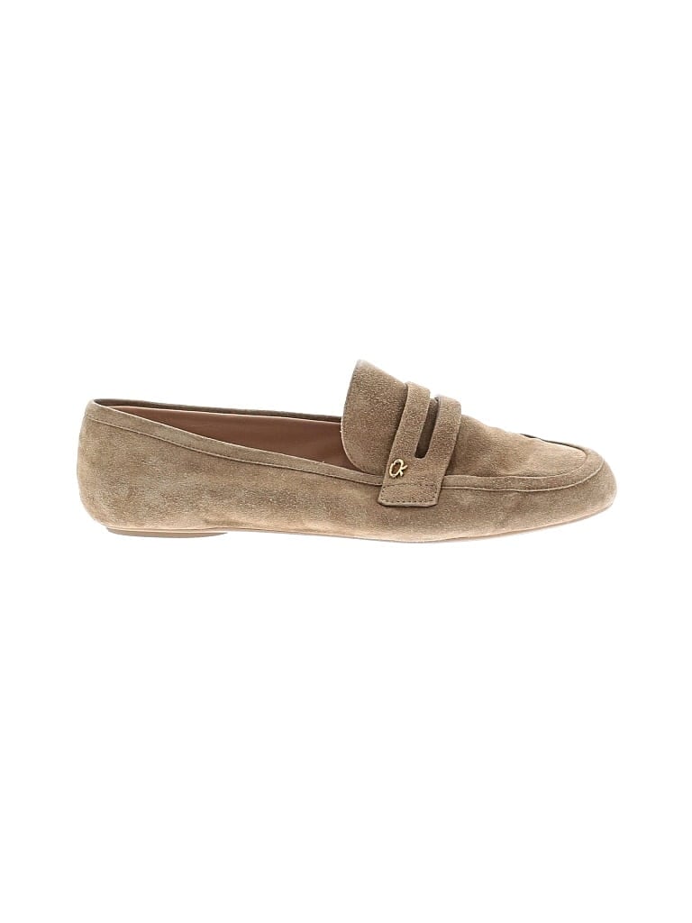 Pre-owned Gianvito Rossi Flats In Tan