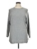MICHAEL Michael Kors Gray 3/4 Sleeve Top Size XL - photo 1