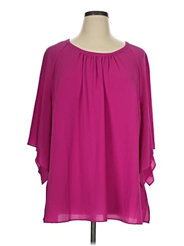 Catherines 3/4 Sleeve Blouse (view 1)