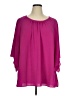 Catherines Pink Purple 3/4 Sleeve Blouse Size 1X - photo 1