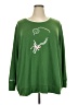Jane and Delancey Green Sweatshirt Size 2X - photo 1