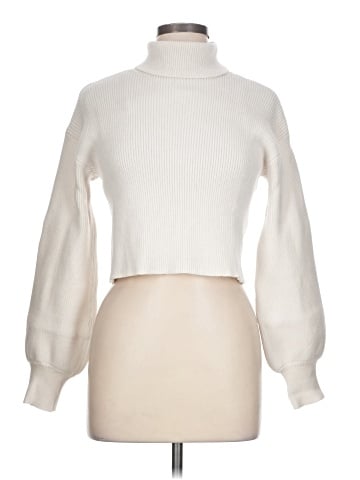 Blue Rain Turtleneck Sweater (view 1)