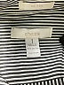 Chico's 100% Cotton Stripes Gray Long Sleeve Button-Down Shirt Size M - photo 7