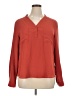 Nine West 100% Polyester Red Long Sleeve Blouse Size XL - photo 1