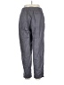 Lintico Solid Gray Linen Pants Size XL - photo 2