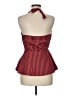 Odille 100% Cotton Red Sleeveless Blouse Size 6 - photo 2